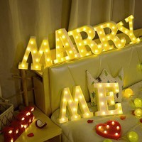 Creation Core 87 Tall Large Led Live Marquee Signs Battery Operated Warm White Light Up Letters For Home Bedroom Office Weddin