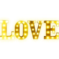 Creation Core 87 Tall Large Led Love Marquee Signs Battery Operated Warm White Light Up Letters For Home Bedroom Wedding Table