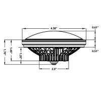 The ULTRA GEN2 Series PAR 36 45inch dia incorporates 45 degree wideangle linear flood beam optic and emits up to an incredible 3200 lumens while only requiring a mere 28amps at 12VDC Our proprietary housing is virtually the exact dimensions as glass versi