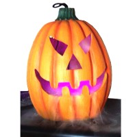 Halloween Party Mist Makerultrasonic Mist Maker Fogger With Waterproof Frame 12 Led Red Yellow And Blue Light Flashes For Hallo