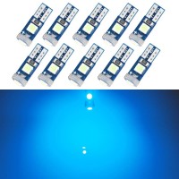 We stand behind our products all the time If you have any questions or concerns about our products pls dont hesitate to contact us to get support AINFORMATIONS ame T5 ice blue wedge LED bulbs colorIce blue VoltageDc 12V Wattage 1WPair05WBulb Ampere00833AB