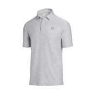 Three Sixty Six Golf Shirts For Men - Dry Fit Short-Sleeve Polo, Athletic Casual Collared T-Shirt Grey