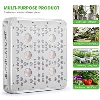 Vivosun 1200W Cree Cob Led Grow Light Full Spectrum For Indoor Plant Growing With Veg And Bloom Switches