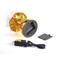 Omeet Colorful Led Lotus Buddhist Lamp Gradient Buddha Light For Worship Prayer And Display Low Power Consumption Eco Frie