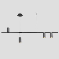 Bokt Matte Black 4 Light Led Track Lighting Adjustable 4 Way Ceiling Mount Linear Spotlights Mid Century Industrial Kitchen Focus Track Lighting Modern Geometric Chandelier Pendant Lamp