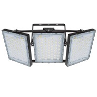 Led Flood Light Outdoor, Stasun 300W 27000Lm Outdoor Area Lighting, Ip66 Waterproof Exterior Floodlight Commercial Security Light, 5000K Daylight White, 3 Adjustable Heads For Yard, Street,Parking Lot