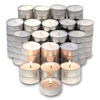 Hyoola Tea Lights Candles 100 Bulk Candles Pack Tea Candles Unscented European Made Tealight Candles