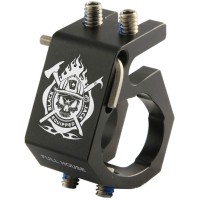 Blackjack Firefighter Helmet Aluminum Flashlight Holder (Full House)