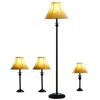 Better Homes And Gardens 4-Piece Lamp Set, Bronze Finish