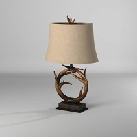 Collective Design 720354122585 Table Lamp, Dark Brown