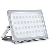 Viugreum 200W Led Flood Light, New Slim Design, Ip67 Waterproof Outdoor Floodlights, 16000Lm Daylight White(6000-6500K), Super Bright Security Wall Light For Garage, Garden, Yard, Square, Warehouse