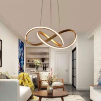 Houdes Pendant Lamp Led Island Lights Chandeliers Lighting For Kitchen Living Room Bedroom Vanity Light 3 Colors In One Lamp 3000K 4500K 6000K With Ul Certification 50Cm Black