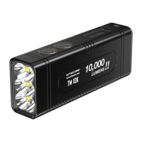 Nitecore Tm10K Tm10K Tiny Monster 10,000 Lumen Burst Rechargeable Flashlight, Black