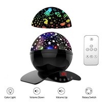 Ysd Night Lighting Lamp, Modern Star Rotating Projection, Romantic Star Projector Lamp For Kids, Usb Rechargeable & Remote Control, Gifts For Kids,Bedroom(Upgrade)