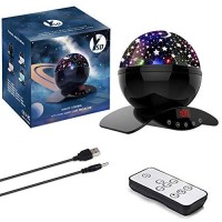 Ysd Night Lighting Lamp, Modern Star Rotating Projection, Romantic Star Projector Lamp For Kids, Usb Rechargeable & Remote Control, Gifts For Kids,Bedroom(Upgrade)