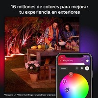 Philips Hue White & Color Ambiance Outdoor Lightstrip 5M/16Ft (Requires Hue Hub, Works With Amazon Alexa Apple Homekit And Google Assistant)