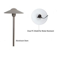 Arrownine Cast Aluminum Low Voltage Outdoor Pathway Light Walkway Landscape Path Lights Included Ground Spikewire Connectors Fr