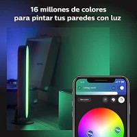 Philips Hue Play White & Color Smart Light, Single Base Kit, Hub Required/Power Supply Included (Works With Amazon Alexa, Apple Homekit & Google Home) , Black - 7820131U7