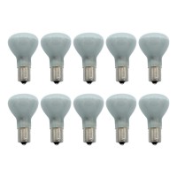 10 PACK 1383 13V Single Contact R12 BA15S Automotive Elevator Reading Bulbs