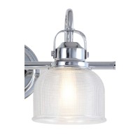 Jonathan Y Jyl7409A Virginia 2525 3Light Metalglass Led Traditional Classic Vanity Light Modern 2700K Led 4W Bulbs Entryway