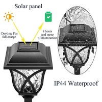 Solpex 6 Pack Solar Outdoor Lights, Led Decorative Solar Garden Lights, Solar Outside Lights For Yard, Landscapes, Gardens, Pathways, Walkways And Driveways