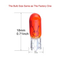 FeaturesColorYellowLED Type HalogenBase Type T5 BaseLow Power Consumption and Low TemperatureLonglasting Life 50000 working hoursEasy installation just plug andamp playFaster onoff response time T10 socketColor BlackSocket Hole Diameter 58 or 13mm diamete