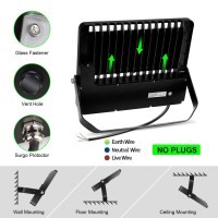 Ledmo 240W Led Flood Lights Outdoor High Brightness 36000 Lumen Stadium Lights Commercial Floodlights Heavyduty Outside Spotl