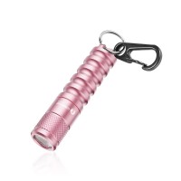 Lumintop Edc01 Pink Keychain Flashlight 200 Lumen Aaa Flashlight 32 Hours Long Lasting Ipx-8 Waterproof Edc Light For Everday