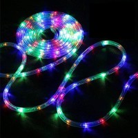 Bebrant Led Rope Lights Battery Operated String Lights-40Ft 120 Leds 8 Modes Outdoor Waterproof Fairy Lights Dimmable/Timer With Remote For Camping Party Garden Holiday Decoration