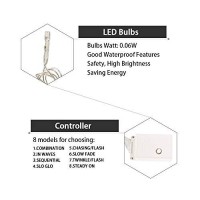 Lainin 12Ft35M 96Led Snowflake Curtain Light Plug In String Light Led Fairy Night Light, Perfect For Christmas Wedding Party Decoration Chandelier Luminarias - Warm White