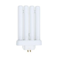 Technical Precision 27W 6500K Four Tube Fluorescent Bulb - Fml Lamp 27 Watt Light Bulb Replacement With Gx10Q-4 4-Pin Base In A Square - Daylight - Quad Tube Cfl 6500K High Vision Table Lamp - 1 Pack