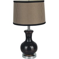 Featuring a vaseinspired silhouette this table lamp is a great combination of simplicity and functionality Contemporary look and traditional engineering make it a must have for any room in your home or office It is designed with perfection and has a net b