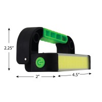 Litezall Latchlite Cob Led Rechargeable Carabiner Clip Light Magnetic Portable Usb Charger Wireless Pocketsized Folding Fla