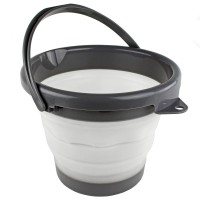 Nebo 5-Liter Collapsible Flashlight Bucket: 200 Lumen Removable Magnetic Puck Light Works Great As A Flood Light And Spot Light; Use It For Camping, Fishing, Emergencies, Halloween 6667 Brite Bucket