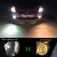 Alla Lighting H16 Led Fog Light Bulbs Compatible With Japanese Vehicles, 6000K Xenon White 2800Lm Super Bright 5730 33-Smd For Cars, Trucks, Suvs, Vans