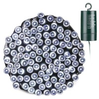 Joomer Battery Chrismas Lights, 66Ft 200Led Fairy Lights Battery Operated Timer 8 Modes Waterproof For Outdoor Home Garden Party Holiday Christmas Trees Decoration (White)