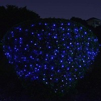 Joomer Blue Solar Christmas Lights 72Ft 200 Led 8 Modes Solar String Lights Waterproof Solar Fairy Lights For Christmas Decorations