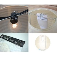 Paperlanternstore.Com (5-Pack) 16 Inch Black Round Paper Lantern, Even Ribbing, Hanging Decoration