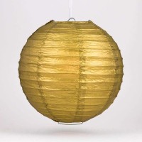 Quasimoon Paperlanternstore.Com (5-Pack) 12 Inch Silver Round Paper Lantern, Even Ribbing, Hanging Decoration