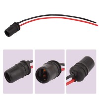 Winka T10 W5W 194 Led Bulbs Sockets Pre-Wired Harness Connector Adapter For Auto Car 6Pcs