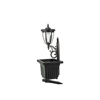 Sun-Ray Kambria Multi Function 2-Piece Set Of Solar Lights With Posts, Ground Stakes, Planters, & Wall Mount Hardware, Outdoor Lights For Patio, Porch, Deck, Yard