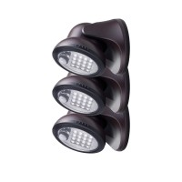 Light It By Fulcrum 20044107 600L Led Porch Light Bronze 3 Pack