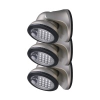 Light It By Fulcrum 20044101 600L Led Porch Light Silver 3 Pack