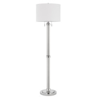 Description60w X 2 Montilla MetalAcrylic Floor Lamp With Fabric Shade