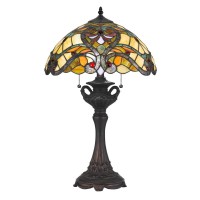 60w X 2 Tiffany Table Lamp