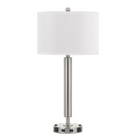 60w X 2 Metal Night Stand Lamp With 2 Usb And 2 Power Outlets On Off Rocker Base Switch