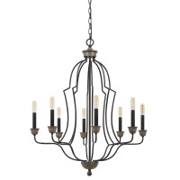 DescriptionCal Lighting FX36898 Transitional Eight Light Chandelier from Lebrija collection in Bronze Dark finish 2925 inches Eight Light Chandelier from the Lebrija collection Transitional Eight Light Chandelier from Lebrija collection in Textured Bronze