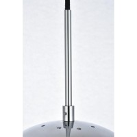 Eclipse 1 Light Chrome Pendant With Clear Glass