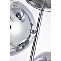 Eclipse 3 Lights Chrome Pendant With Clear Glass