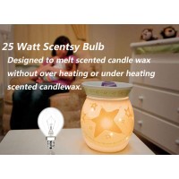 Snnalosses 25 Watt Wax Warmer Bulbsoriginal Replacement Light Bulb For Full Size Scentsy Warmer Candle Lamplong Lifespan An